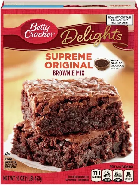 Betty Crocker Delights Supreme Brownie Mix