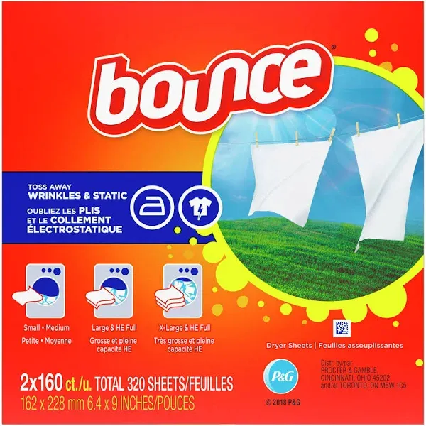 Bounce Dryer Sheets Outdoor Fresh