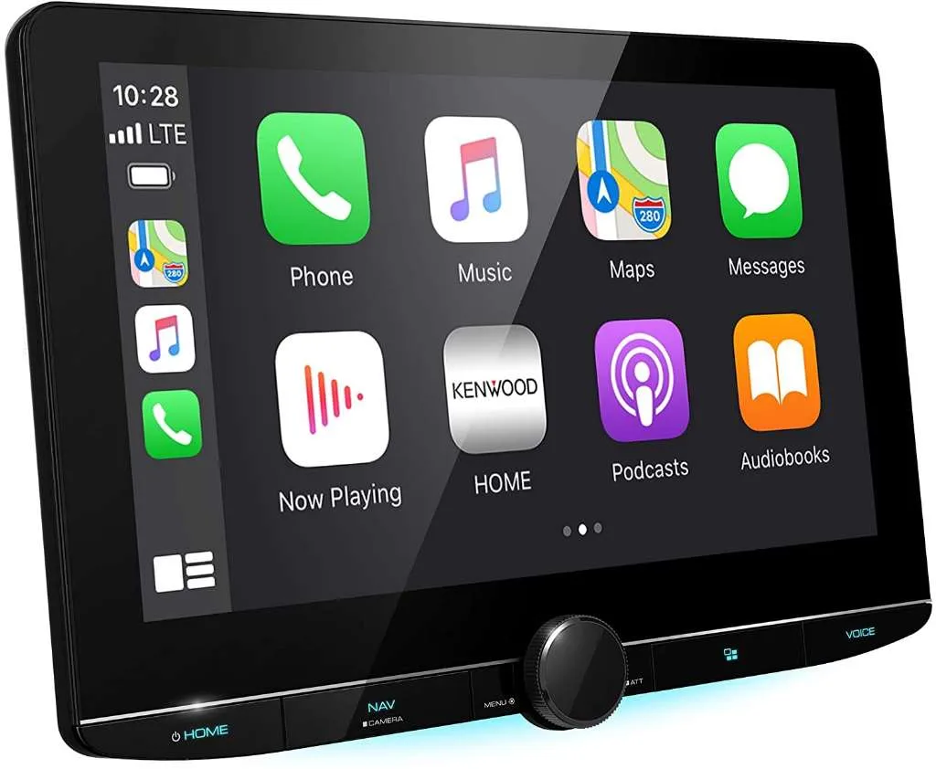 Kenwood DNR1007XR 10.1" Media Receiver with Apple CarPlay, Android Auto and Navigation