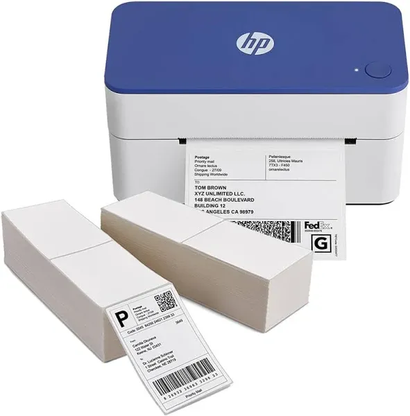 HP Shipping Label Printer, 4x6 Thermal Label Printer 203 dpi