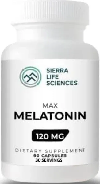 60mg Extra Strength Melatonin MAX - High Dosage Melatonin Ensures Amply Supply Of This Important Hormone - 100% Drug-Free, Vegan, Non-GMO, Gluten-Free (60 Capsules)