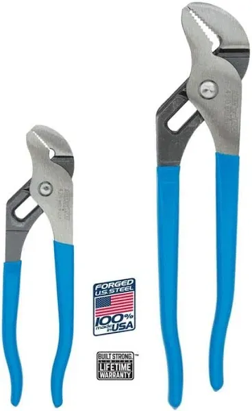 Channellock VJ-1 V Jaw Tongue & Groove Set, 6.5", 9.5"