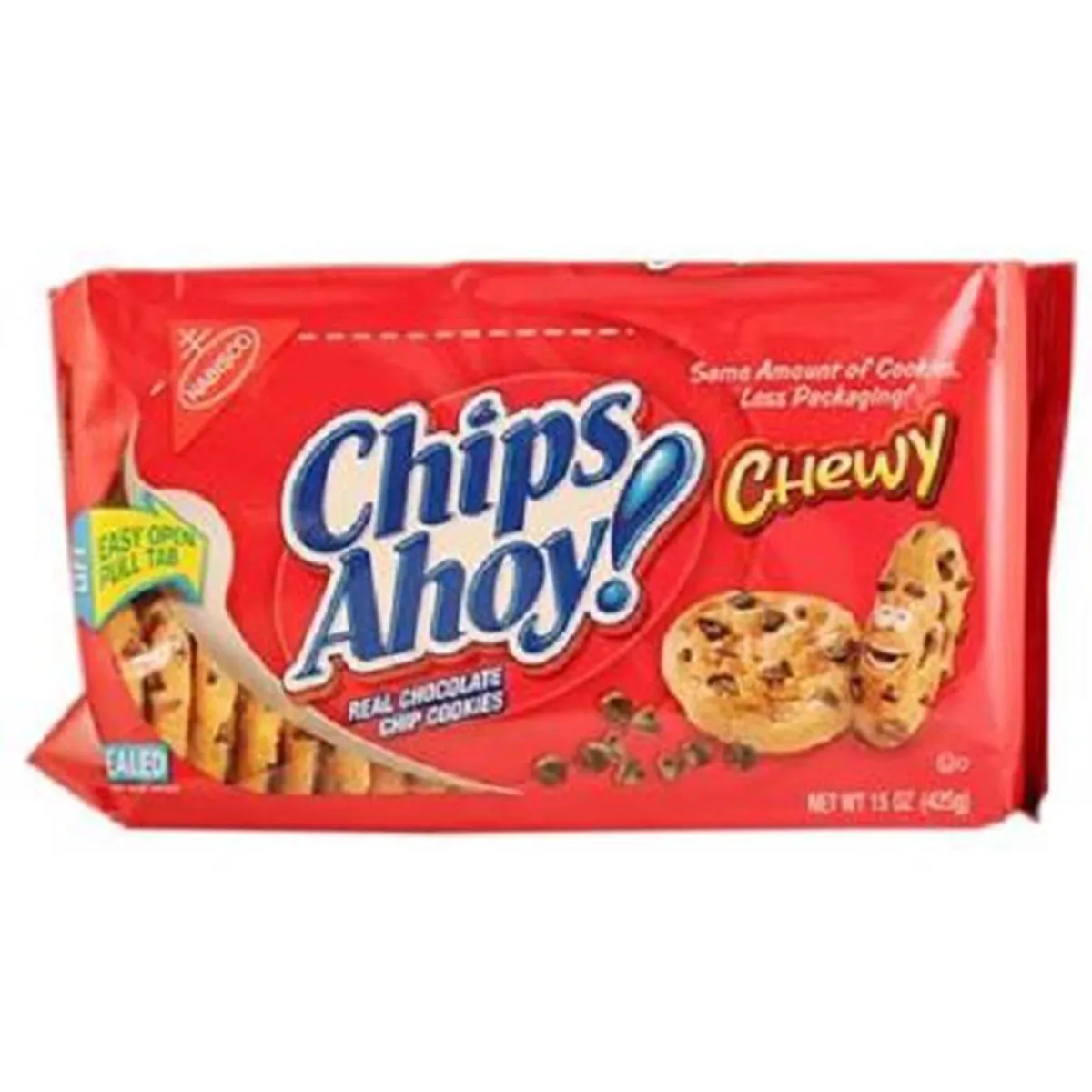 Nabisco Chips Ahoy Chocolate Chip Cookies, Chewy - 13 oz tray