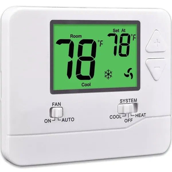 Non-Programmab<wbr/>le S701 thermostat for Home 1 Heat/1 Cool Single Stage HVAC 