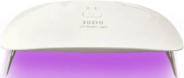 Extra Large UV Resin Light Curing for Epoxy Crafts 21 LED UV Light for Resin,Glue,3D Printer UV Resin Lamp with Timer 365nm+405nm (UV Resin Light)