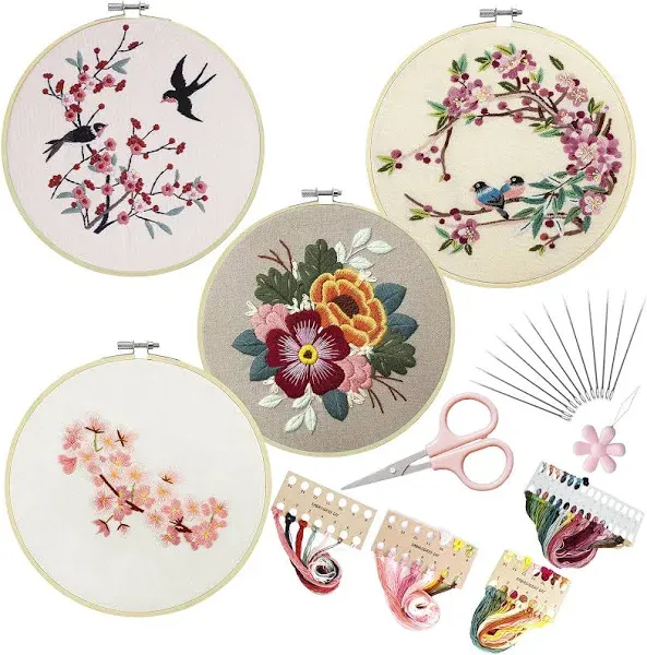 Full Range Embroidery Kits for Beginners