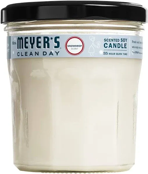 Mrs. Meyer's Snowdrop Soy Candle