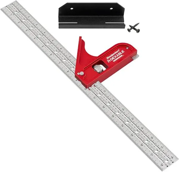 Woodpeckers CSQ-XLM-20 IN-DEXABLE COMBO SQUARE - XL - METRIC - 450 MM BLADE