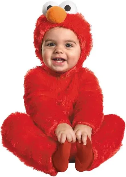 Sesame Street Elmo Comfy Fur Boys Costume, Large/4-6