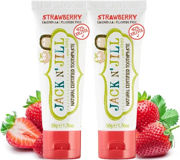 Jack N Jill Strawberry Toothpaste - 50g (Pack of 3)