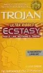 Trojan Ecstasy Ultra Ribbed Condoms 10 ea