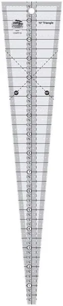 Creative Grids 10 Degree Triangle Ruler CGRT10