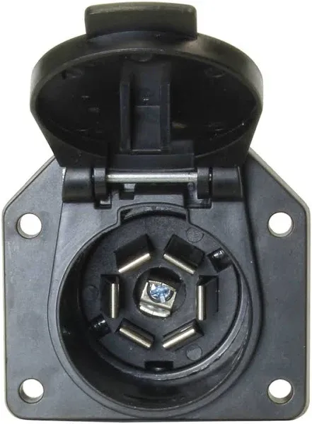 Hopkins Towing Solution 7-Pole Round Female Vehicle Side Connector 48485