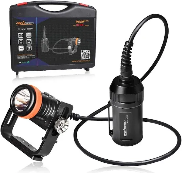 OrcaTorch D620 V2.0 2700 Lumens Canister Light