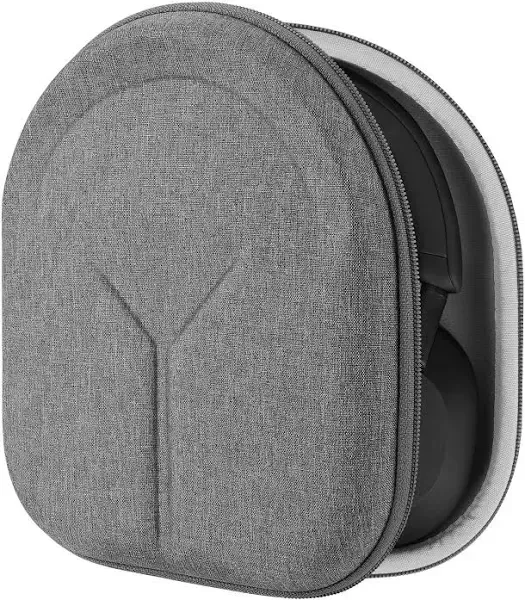 Geekria Shield Headphones Case Compatible with Sony WH-CH720N, WH-1000XM4, WH-1000XM5, Sony WH-XB910N Case, Replacement Hard Shell Travel Carrying Bag with Cable Storage (Grey)