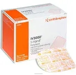 Smith & Nephew IV 3000 1-Hand Transparent Dressing, 100 Count