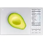 Greater Goods Nourish Digital Kitchen Food Scale and Portions Nutritional Facts Display - White