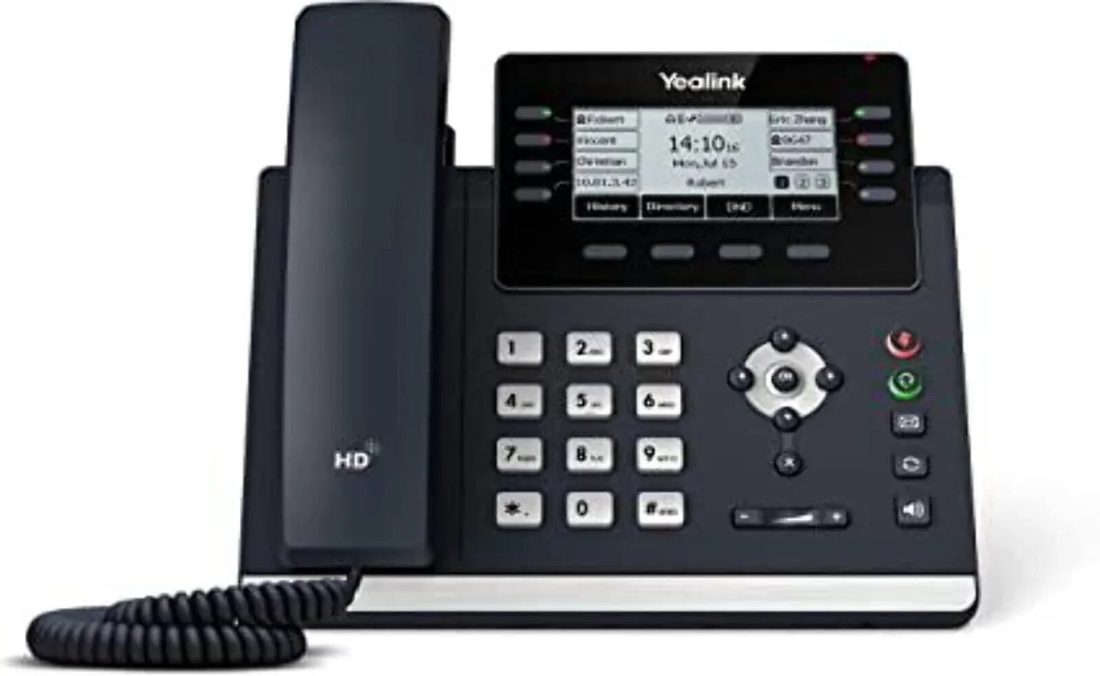 Yealink T43U IP PHONE, 12 VoIP Accounts. 3.7-Inch Graphical Display.