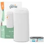 Diaper Genie Classic Pail Includes 1 Starter Square