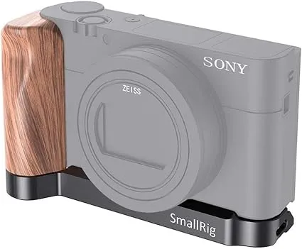 SMALLRIG L-Shaped Wooden Handgrip Empuñadura para Sony RX100 III/IV/V (VA) / Vi/VII - LCS2467