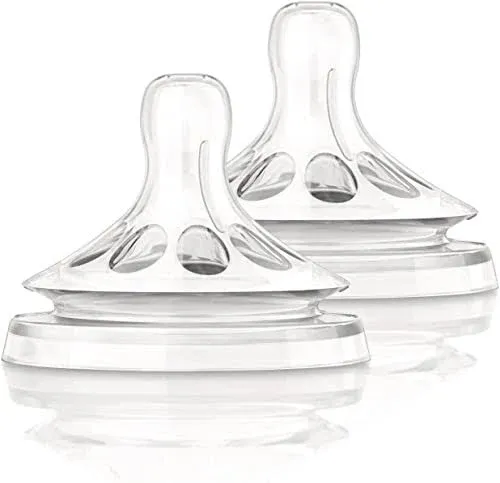 Philips Avent BPA Free Natural Fast Flow Nipples, 2-Pack