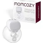 Momcozy S9 Pro Updated Wearable Breast Pump, Hands-Free, Longest Battery Life & LED Display, Portable Electric Breast Pump with 2 Modes & 9 Levels - 24mm (Gray, 2 Count)