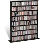 Prepac Double Width Wall Storage, Black