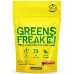 Pharmafreak - Greens Freak - 9.2oz / 261.3g - USA - VC - Vanilla Chai - Hybrid SUPERFOOD Greens Supplement Powder - 30 Servings - New Eco Friendly Pouch