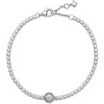 Pandora Sparkling Halo Tennis Bracelet