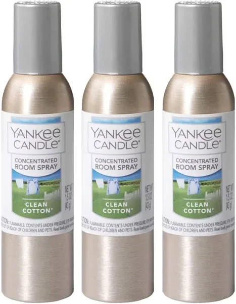 Yankee Candle Clean Cotton Concentrated Room Spray