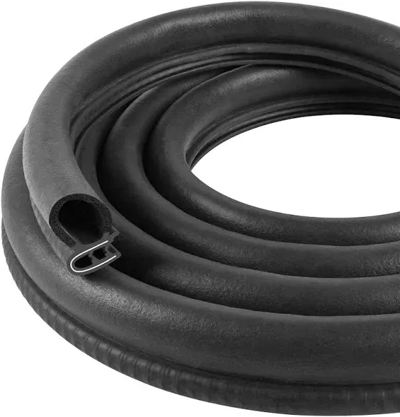 Car Door Rubber Seal Strip Automotive Weather Stripping with Top Bulb fit for Boats, Automobile, RVs, Trucks, and Home Applications (20ft)