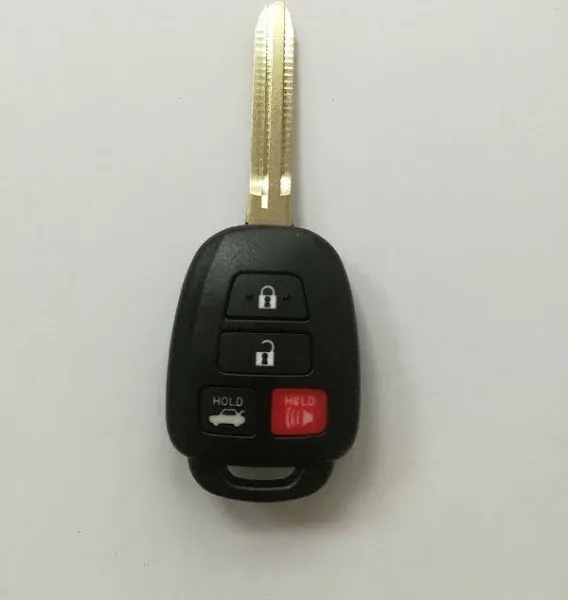 NEW REPLACEMENT KEYLESS REMOTE HEAD FOB FOR 14-19 TOYOTA CAMRY COROLLA HYQ12BDM