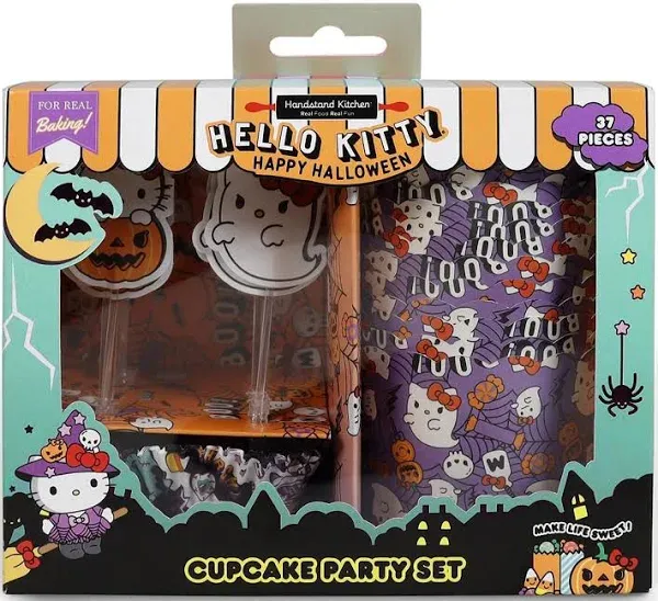 Handstand Kitchen Hello Kitty Halloween Cupcake Party Set