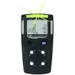 BW Technologies MCXL-XWHM-B-NA GasAlertMicroClip XL 4 Gas Detector, Co, H2S, LEL and O2, Black