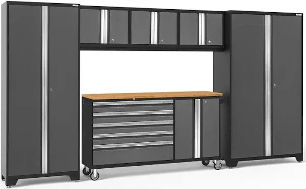 NewAge Products Bold Series 6-Piece Steel Garage Cabinet Set