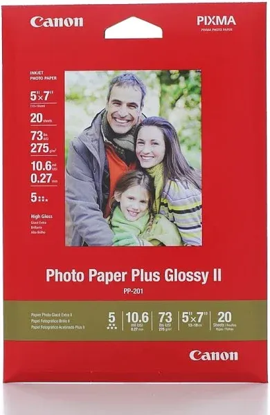 Canon PP-201 Glossy Photo Paper A4 20 Sheets