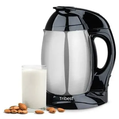 Tribest Juicer 10.75&#034;Hx5.5&#034;W Soy Milk Maker Automatic Shut-Off Built In Grinder