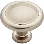 Round Ringed (10-Pack) Cabinet Knobs Satin Nickel Drawer Knobs Kitchen Cabine...