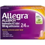 Allegra 24 Hour Allergy Gelcaps