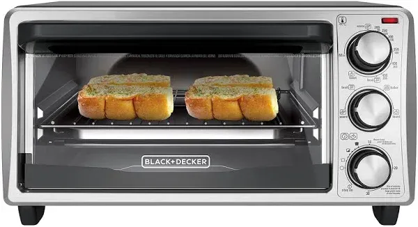 BLACK+DECKER 4-Slice Toaster Oven