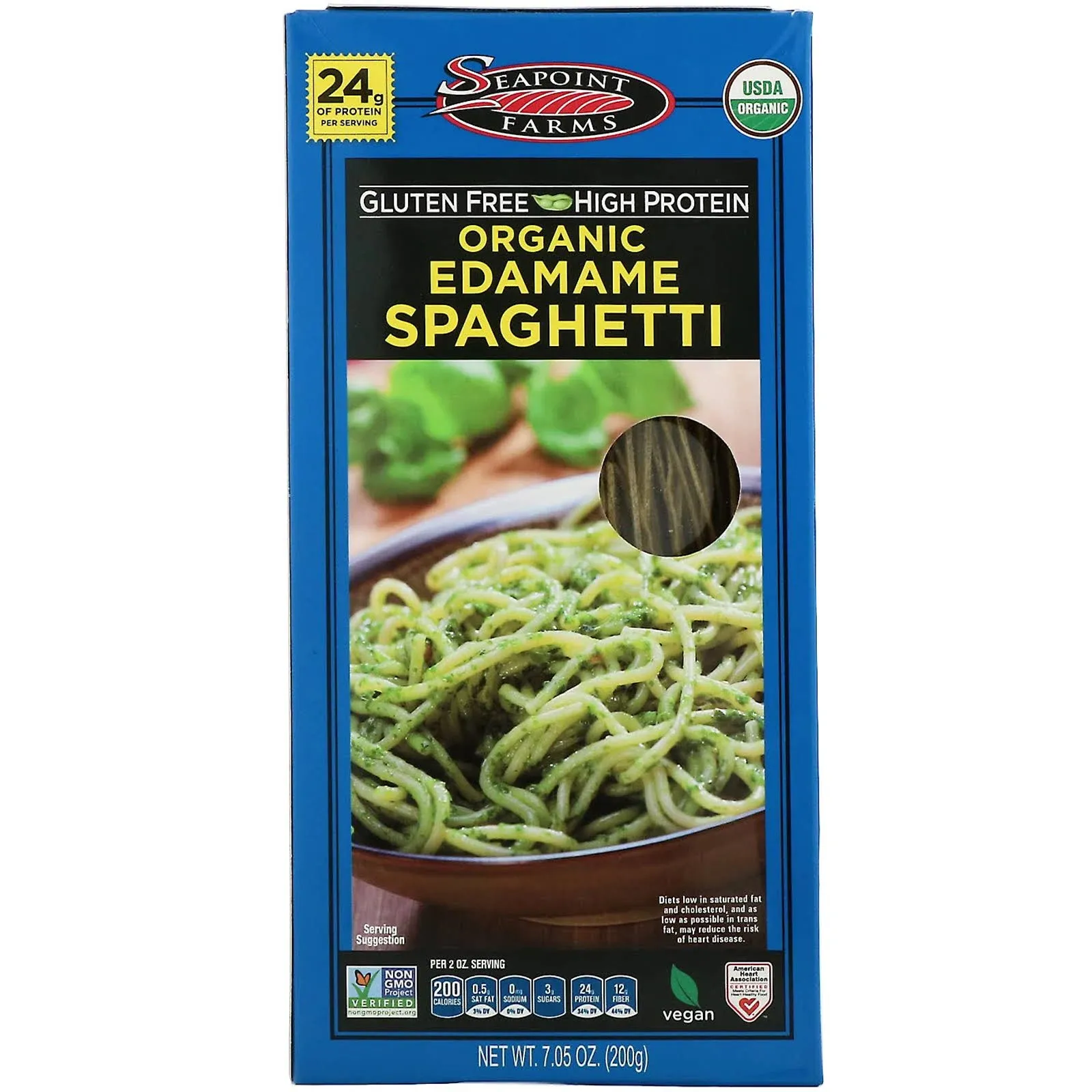 Seapoint Farms Spaghetti Edamame Bio 7,05 OZ (200 g)