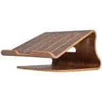 Samdi Wood Laptop Stand for Desk,Laptop Holder Stand,Wooden Cooling Computer Holder,Suitable for Most Laptops Heat Dissipation Shelf (Walnut)