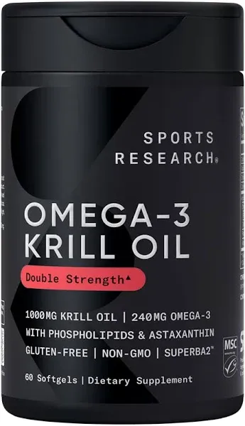 Sports Research Omega-3 Krill Oil