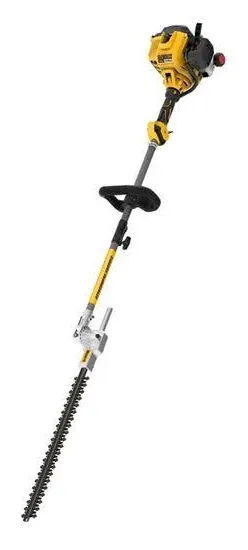 DEWALT 22 in. 27cc Gas 2-Stroke Articulating Hedge Trimmer with Attachment Capabilities