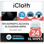 iCloth 70% Isopropyl Alcohol XL 24 Cleaning Wipes