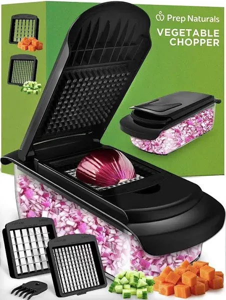 Fullstar Pro Vegetable Slicer,Onion Chopper w/Container Dicer Cutter Black