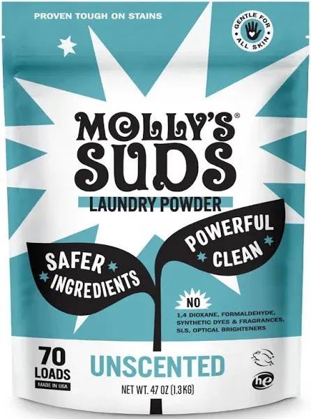 Molly's Suds Laundry Powder Unscented 70 Loads