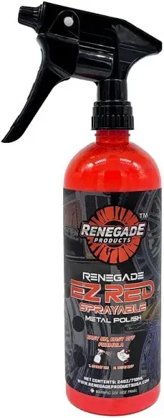 Renegade easy spray on wipe off polish aluminum diamond plate wheels rv truck