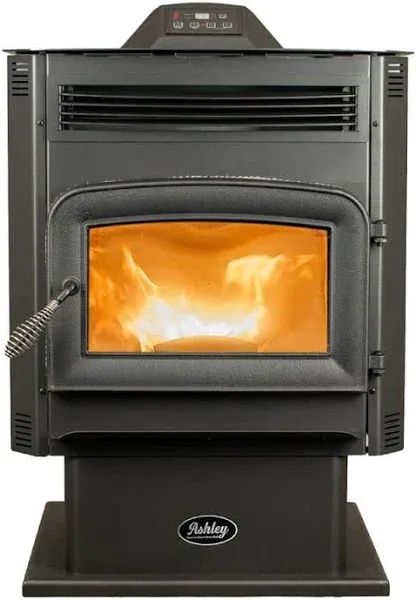 Ashley by U.S. Stove AP5617 Medium Pellet Stove, 1,700 Sq. Ft. Area - Quantity 1