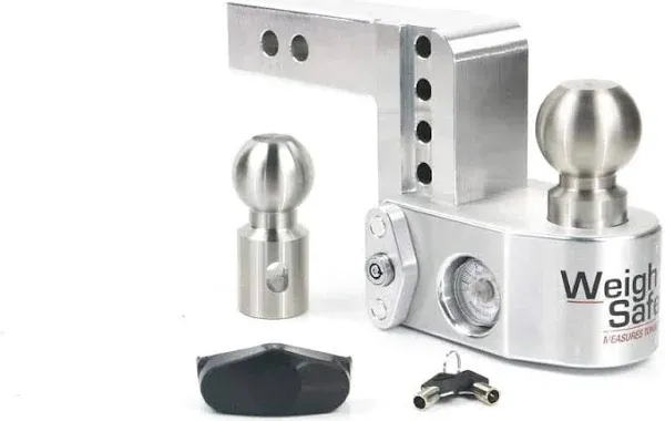 Weigh Safe 4" Drop Hitch with 2" Shank WS4-2